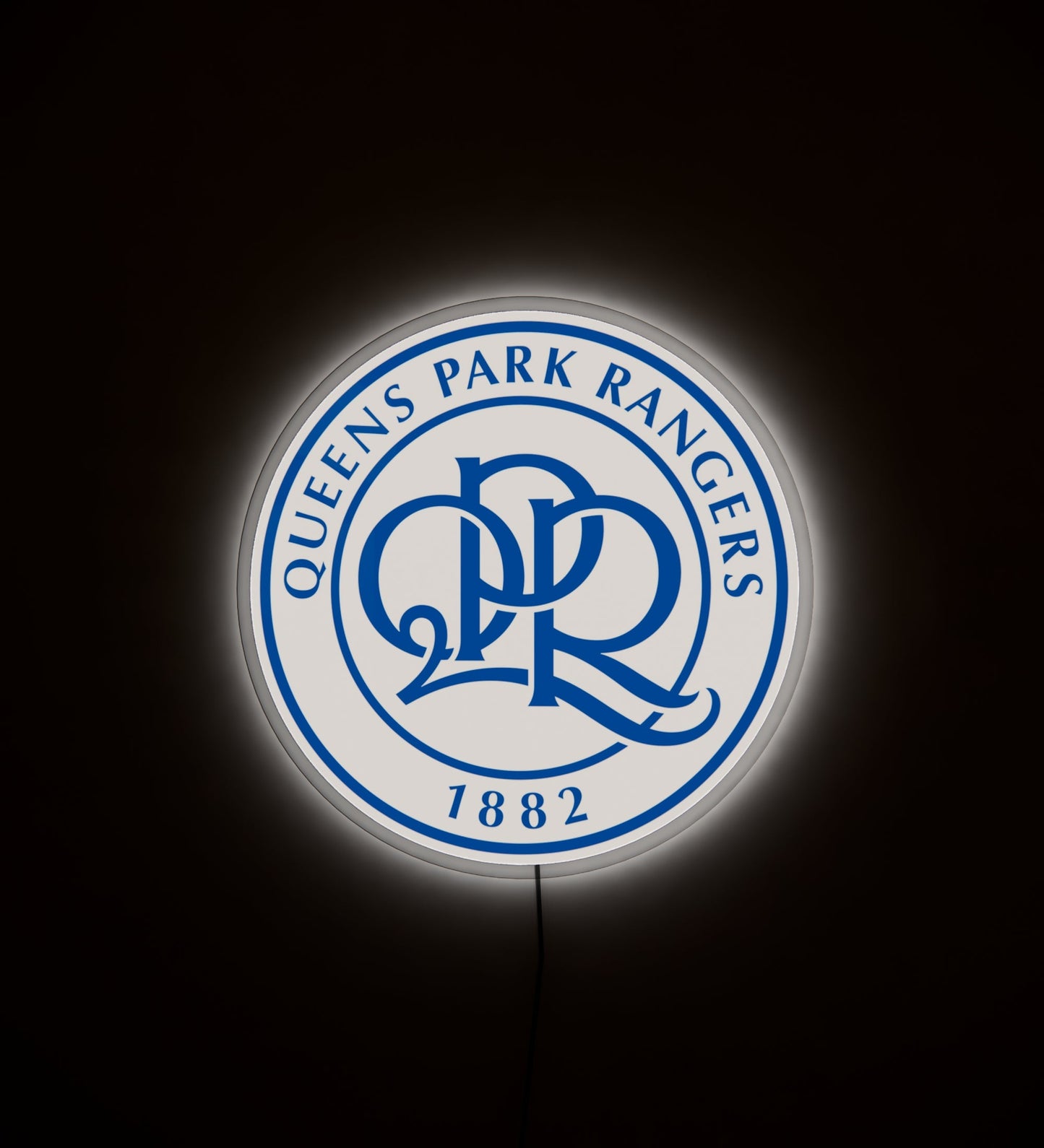 QPR FC Badge LED 15 inches (38cm)