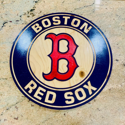 BOSTON Baseball Logo Wall Art Sign