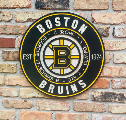 BOSTON HOCKEY Premium Wall Art Sign NHL All teams